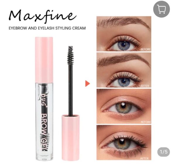 Makeup BVG transparent eyebrow and eyelash curl,no smudging,no makeup gel...