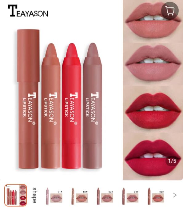 Matte lipstick color-enhancing Glaze