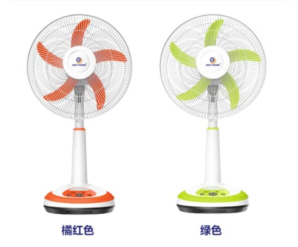 Popular 16-inch solar charging fan Can be raised acting solar fan